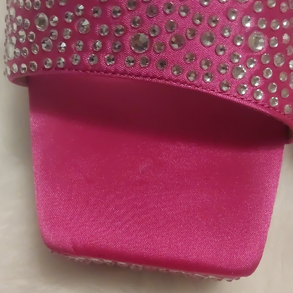 Pink Rhinestone Platform Heels - Picture 15 of 15